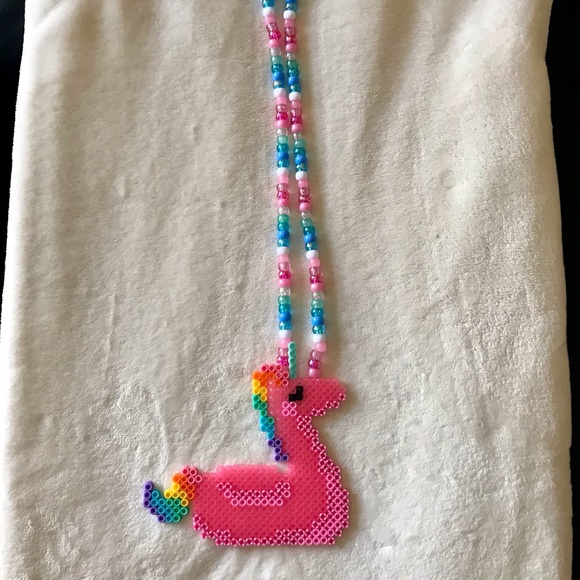 Pink Princess Pool Floatie necklace - Picture 2 of 4